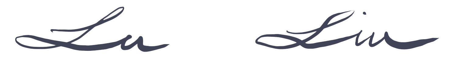 Lu Liu signature