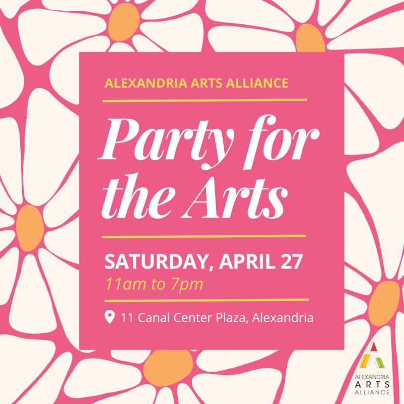 Alexandria Arts Alliance Party for the Arts invitation