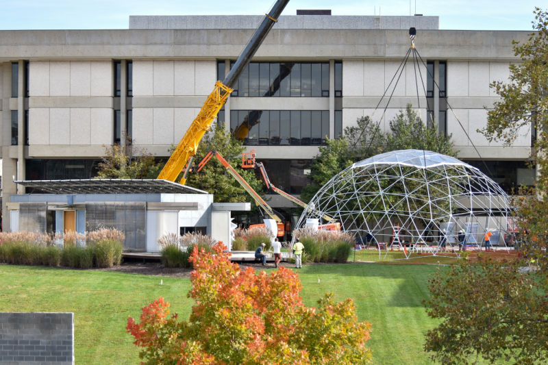 Cowgill dome assembly on the main Virginia Tech campus