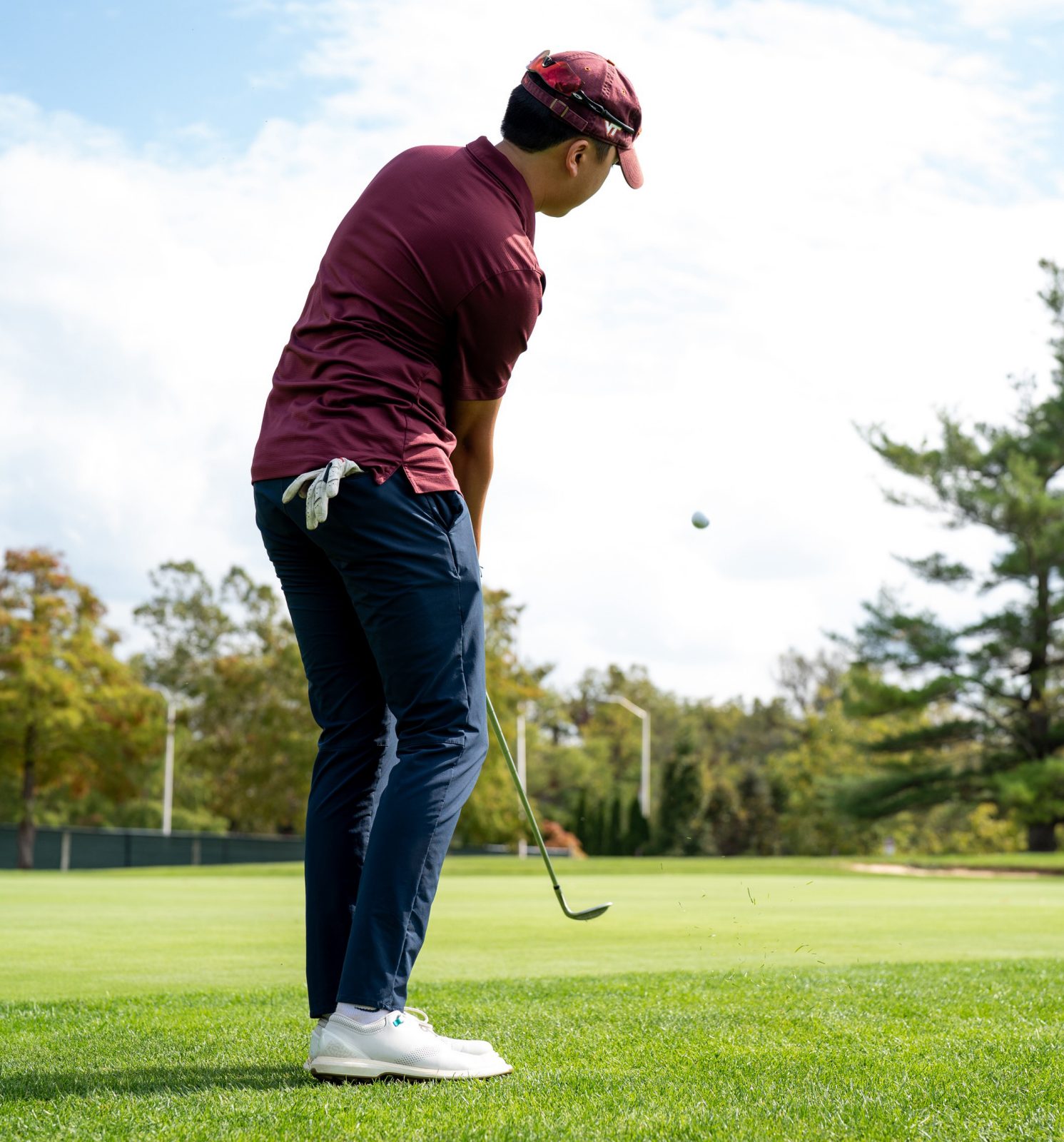 Connor Nguyen golfing