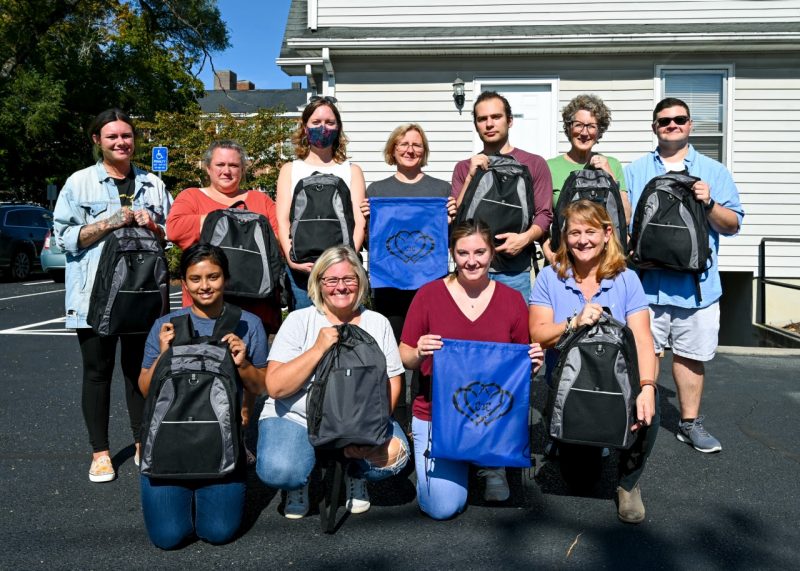 Group Photo of C2C backpack stocking event.